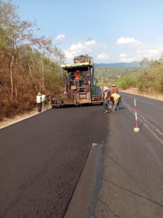 Road No. 9 Rehabilitation from Kaysone Phomvihane to Lao-Vietnam Border Reaches 7.12% Completion